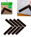 Non Slip Rug Grippers For Hardwood Floors Pack Of 8 Durable Reusable Washable Carpet Tape Stoppers That Prevent Sliding