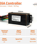 26A To 30A Sine Wave Controller For Electric Bikes And Scooters With LCD V889 Display Ideal 1000W Hub Motor Upgrade Crisp Throttle Feel