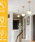 Black 8 Inch Milk Glass Schoolhouse Pendant Light With Adjustable Rods For Farmhouse Ceiling Dope Vintage Vibe Perfect For Living Room Kitchen Dining Hallway Island Pendant Lighting