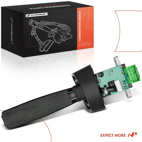 Volvo VNL VN Turn Signal Switch Multi Function For 2005 To 2012 Trucks shown with packaging box
