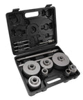 Pro Tungsten Steel Hole Saw Kit With YG8C Alloy Heads For Concrete Brick And Cement Drilling 30 To 110mm Diameters Plus Connectors in case
