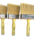 All In One Deck Stain And Sealer Block Paint Brush Set For Wood, Walls, Furniture, Sheds And Fences with 3, 4, 6 inch brushes