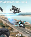 Easy To Fly For Kids And Adults Remote Control Plane With Gyro Stabilization Altitude Hold 3D Stunts Fighter Jet in 360-degree flip