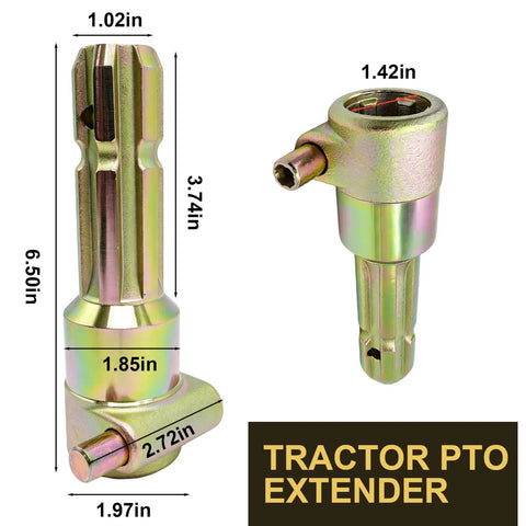 Heavy Duty Pto Extender Shaft With Quick Release Plug Rated For Seventy Hp Fits Bush Hog Kubota Snow Blowers And Finish Mowers built with durable materials