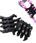 Go To Archery Bow Limb Stabilizer Pair for Compound Bow and Crossbow shown attached to bow, black rubber construction