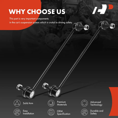 Two Pack Front Sway Bar End Links Kit For Honda Odyssey 2018 2019 2020 2021 2022 Front Left And Right Stabilizer Bar Links