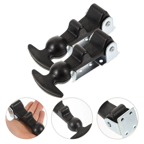Two Pack Flexible Rubber T Handle Draw Latches With Vibration Reduction And Wear Resistant Features For Home Appliances And Fishing Boats