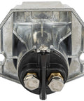 Heavy Duty Tractor Trailer Connector Socket For Power Tarp And Winch Systems Round Pin Truck Side Plug Die Cast Zinc Body, front view.