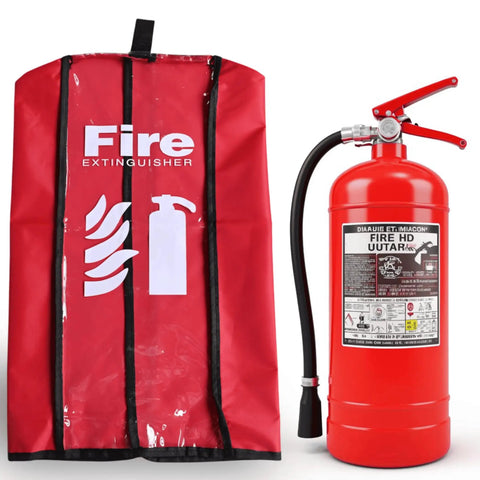 Large Fire Extinguisher Cover Pack Of 6 Heavy Duty Dustproof Scratch Resistant Protective Sleeve For 10 To 20 Lbs Units