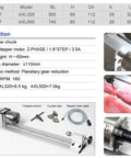Specs and details of 6040 CNC Router with 1.5KW Spindle and Linear Guide for engraving, milling, carving with USB Port 110V/220V.