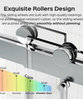 Frameless Double Sliding Shower Door With Adjustable Width To 56 To 60 Or 68 To 72 Inch Openings 10mm Tempered Glass close-up