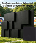Archery Target For Backyard Practice 19.7 Inch Square 2 Inch Thick Foam Target with cushioning EVA material outdoors