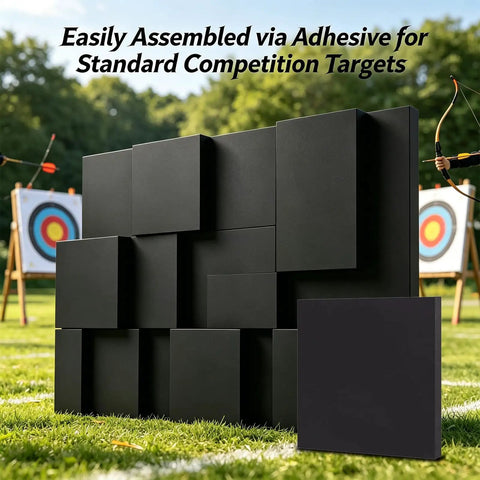 Archery Target For Backyard Practice 19.7 Inch Square 2 Inch Thick Foam Target with cushioning EVA material outdoors