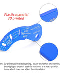 3D printed blue plastic 12 Speed Di2 Derailleur Adjustment Tool 2 Pack for Road Bikes Electronic Shifters With Precise Tuning Gauge