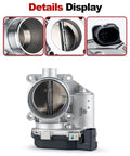 Electronic Throttle Body For Audi And Volkswagen 1.8L 2.0L Direct Fit Replacement Easy Swap with mounting and connector details