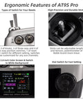Detail view of ergonomic features for Ten And Twelve Channel Radio Transmitter And Receiver With Beefed Up Long Range And DSSS FHSS Tech