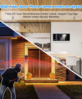 Smart Video Intercom System With 7 Inch WiFi Doorbell Monitor 1080P HD Camera Night Vision Two Way Audio PIR Motion Alerts