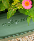 Heavy Duty Garden Tool Box Basil Green With Hinged Lid For Easy Access And Protection, Durable Plastic Material