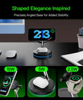 3 In 1 Wireless Charging Dock For iPhone AirPods And Apple Watch With MagSafe Stand Fast Charge Mess Free Desk Setup Works With iPhone 17 Through 12 Magnetic Charger Station For Home Or Office, showing charging dock with devices.
