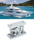Spring Loaded Door Stop And Lock Catch Pair With Dual Roller Design Heavy Duty Zinc Alloy For Boat RV Trailer And Yacht Use