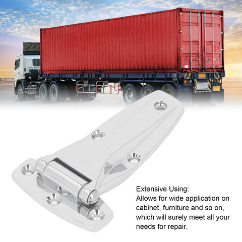 Soft Close T Hinge With Tee Hinge Box Carriage For Cabinets Toolboxes And Car Doors Zinc Alloy T Strap Silver Finish on truck