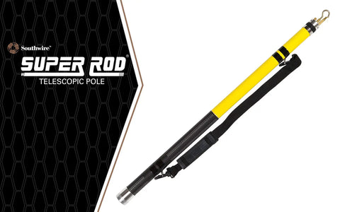 Ultralight Telescopic Pole For Electricians With Rust Resistant Fish Tape Tool Maximum Reach With Minimal Effort Fast Setup