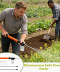 Man using Extended Reach Powder Duster Wand System For Uniform Dusting And Spray Application A Do It All Tool For Crop Protection