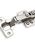 Full Overlay Frameless European Kitchen Cabinet Hinges With Soft Closing For A Smooth Squeak Free Install 110 Degree 3D Adjustable Clip On Concealed Hinges 10 Piece Set With Screws Berta, metal hinge close-up