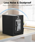 Big Ol 3D Printer Enclosure With Stable Temperature Fireproof And Dustproof Protective Cover on table in bright room