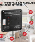 Built Like A Tank Double Sensor Co And Lp Gas Detector Hardwired 12V Dc Digital Display Panel for RV use.