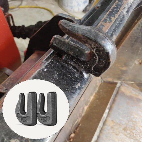 Heavy Duty Three Eighths Inch Grade Seventy Clevis Grab Hooks For Tractor Bucket Weldable Chain Hooks For Pulling And Lifting