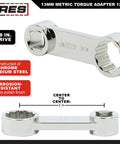 11mm 12 Point Box End Torque Adapter Extension Three Eighths Inch Drive Two Inch Extension For Reaching Tight Spaces Chrome Vanadium Steel Construction, showing chrome finish and dimensions.
