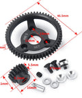 Metal Spur Gear Set 32P with 18T and 56T gears for One Tenth Slash Two Wheel Drive Rustler Stampede Telluride RC car upgrade