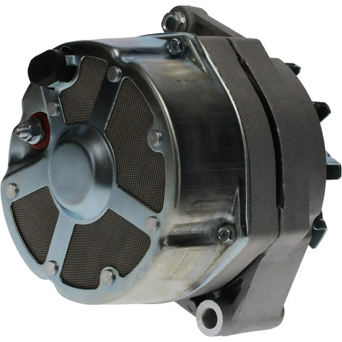 100 Amp Marine Alternator Replacement Fits Mercruiser 1968-1987 And OMC Pleasurecraft 1981-1987 One Wire, rear view