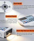 Pro Grade Digital Torque Tester And Bottle Cap Gauge For Industrial Use, 50 Nm High Precision Torque Meter With 10-160 mm Clamp, Portable LCD Display, Easy Unit Conversion, Versatile Measurement HP500 test head and control panel, S2 steel, anti-slip feet