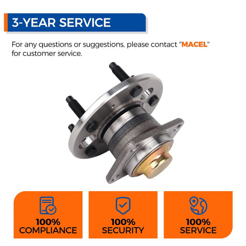 Rear Wheel Hub Bearing Assembly Direct Fit For Buick Allure Lacrosse Century Regal Impala Monte Carlo Aztek Grand Prix Pontiac Models Non ABS Premium Quality Durable Bearings For Smooth Ride And Easy Install