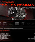 Heavy Hitter AC Compressor With Clutch 7ZSB16 PAG46 Oil Fits Ford Explorer 2011 To 2015, 110mm pulley detail.