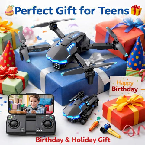 1080P Camera Mini Drone with Brushless Motors for Beginners on birthday gifts with FPV video transmission display
