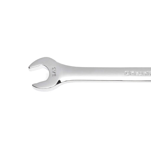 Long Pattern Twelve Point Combination Wrench Nine Sixteenth Inch Size With Surface Drive Technology For Fasteners And Extended Reach