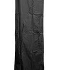Heavy Duty Waterproof Square Glass Tube Patio Heater Cover 92 Inch Black Made From 210D Fabric with Zipper
