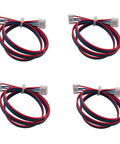 4 Pack Nema 17 Stepper Motor Cables With Ridiculously Slick XH2.54 To PH2.54 Plugs 500Mm Length for 3D printer mods