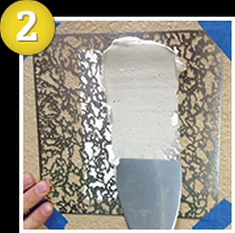 Applying mud with Knockdown Texture Drywall Repair Tool for DIY pros and homeowners, no aerosol spray, reusable patch.