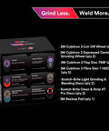 3M Grind Less Weld More Promo Kit box with 16-piece 4-1/2 in grinding discs