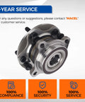 Front Wheel Hub And Bearing Assembly 515202 Fits Toyota Sequoia 2008 2018 And Tundra 2007 2018 4WD Replacement close-up view