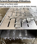 Heavy Duty Stainless Steel Trench Drain Kit 304 Outdoor Drainage System For Courtyard Path Driveway And Sidewalk With Hidden Grate Design And Efficient French Drain Integration Built To Last No Fuss In Any Weather