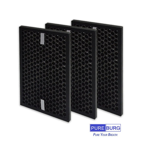 Replacement True HEPA Filter Kit For Honeywell InSight HPA5300B HPA5350 And PowerPlus HPA3300 Air Purifiers black filters