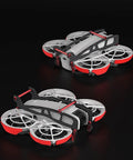 Ultra Lightweight Drone Anti Collision Protection Kit With 3K Carbon Fiber Frame And Aviation Aluminum Hardware For Max 600 To 800 MPa Strength Weighs Just 19 Grams Excluding Aircraft Built For Beefed Up Rugged Flight, dual drone view