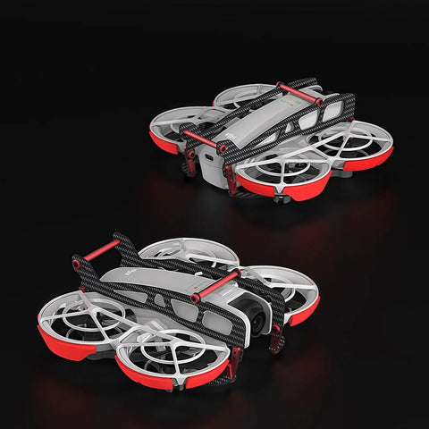 Ultra Lightweight Drone Anti Collision Protection Kit With 3K Carbon Fiber Frame And Aviation Aluminum Hardware For Max 600 To 800 MPa Strength Weighs Just 19 Grams Excluding Aircraft Built For Beefed Up Rugged Flight, dual drone view
