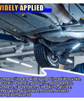 40 Piece Car Body Bolts M6 1.0 And Extruded U Nuts Clips Kit installed on car undertray with splash shields and bumper clips visible.