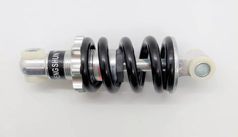 Beefed Up Front Shock Absorber Suspension For Go Karts And Scooters, 750Lbs Capacity, 4.9In Mounting, 5.67In Overall Length, silver with black coil